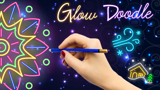 اسکرین شات بازی Glow Doodle Art - Color & Draw 7