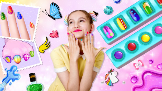 اسکرین شات 6 بازی Pet Nail Salon Games Nail Art