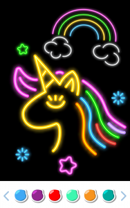 اسکرین شات 3 بازی Unicorn Coloring Girl Games