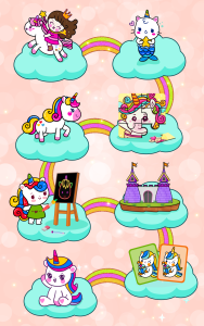 اسکرین شات 5 بازی Unicorn Coloring Girl Games