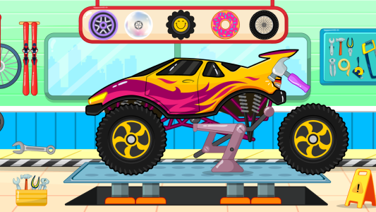 اسکرین شات 1 بازی Car Wash & Race Games for Kids