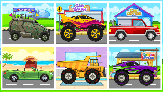 اسکرین شات بازی Car Wash & Race Games for Kids 2