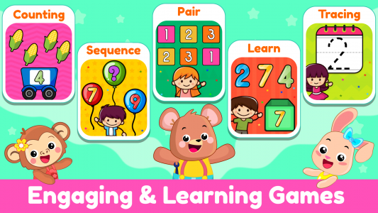 اسکرین شات 1 بازی Learn 123 Numbers Kids Games