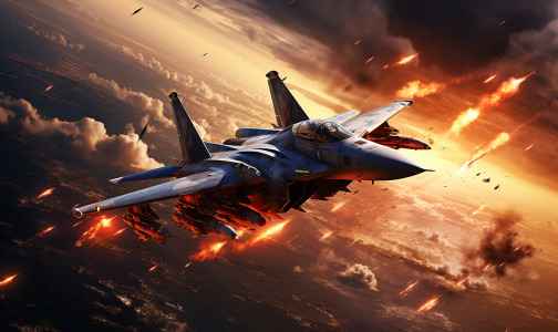 اسکرین شات بازی Air Force Jet Fighter Combat 4