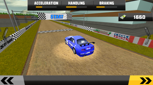 اسکرین شات بازی Thumb car race dirt drift VR 4