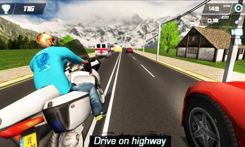 اسکرین شات بازی VR Bike Racing Game - vr games 8