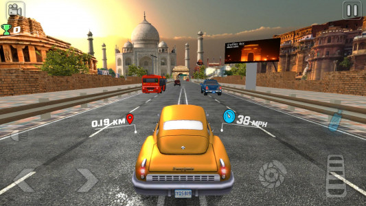 اسکرین شات بازی Classic Car Games Race America 3