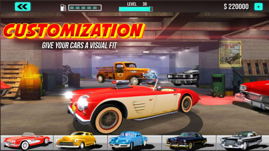 اسکرین شات بازی Classic Car Games Race America 4