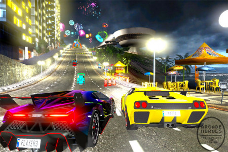 اسکرین شات بازی مسابقات اتومبیل رانی Cruisin HD 1