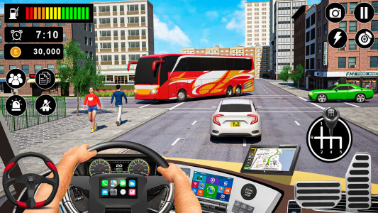 اسکرین شات برنامه Bus Simulator Games: Bus Games 4