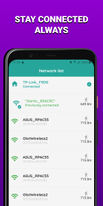 اسکرین شات 1 برنامه Wifi password connect