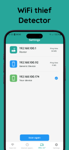 اسکرین شات 6 برنامه Wifi password connect