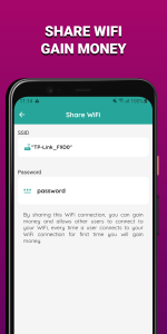 اسکرین شات برنامه Wifi password connect 3