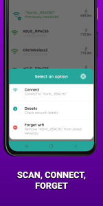اسکرین شات 2 برنامه Wifi password connect