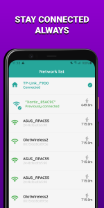 اسکرین شات برنامه Wifi password connect 1