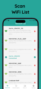 اسکرین شات 3 برنامه Wifi password connect
