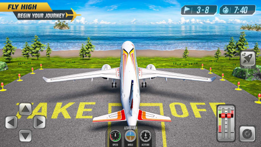 اسکرین شات بازی Airplane Simulator Plane Games 3