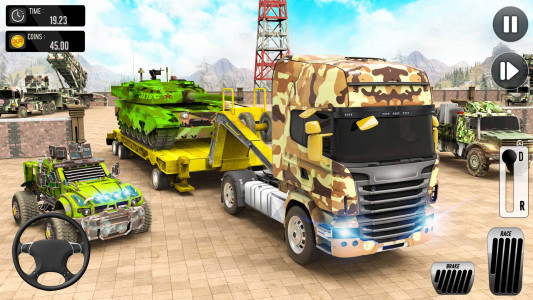 اسکرین شات 6 بازی Army Simulator Truck games 3D