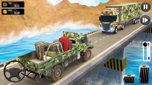 اسکرین شات بازی Army Simulator Truck games 3D 7