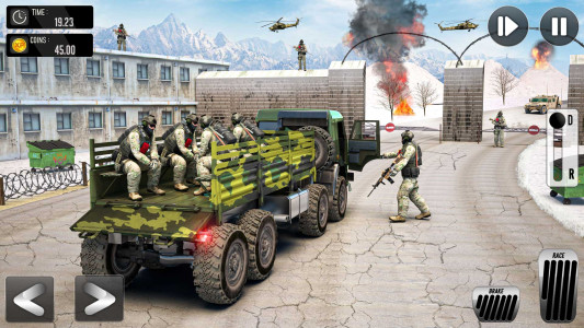 اسکرین شات 1 بازی Army Simulator Truck games 3D