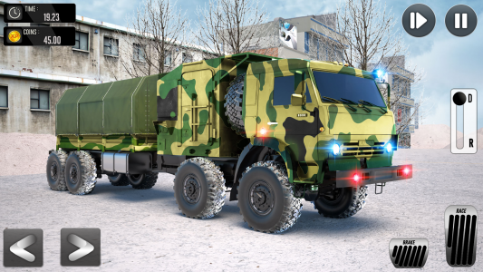 اسکرین شات 5 بازی Army Simulator Truck games 3D