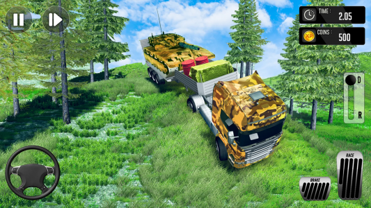اسکرین شات 4 بازی Army Simulator Truck games 3D