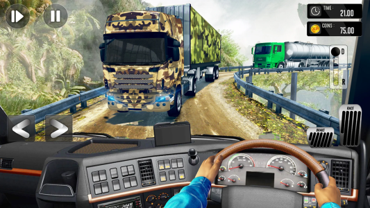 اسکرین شات 3 بازی Army Simulator Truck games 3D