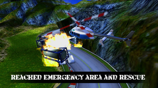 اسکرین شات برنامه Helicopter Rescue Car Games 5