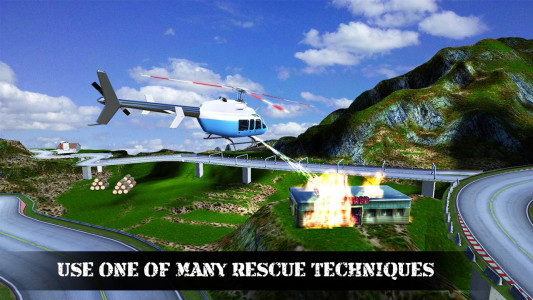 اسکرین شات برنامه Helicopter Rescue Car Games 3