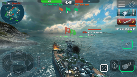 اسکرین شات بازی Warships Universe Naval Battle 1