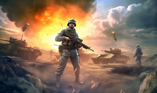 اسکرین شات 4 بازی Commando Gun War Shooting Game