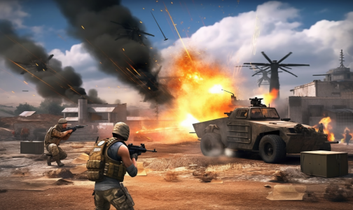 اسکرین شات 2 بازی Commando Gun War Shooting Game