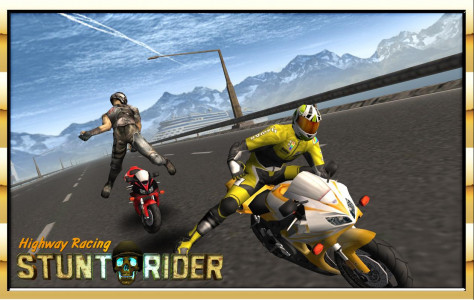 اسکرین شات بازی Highway Bike Attack Race Game 4