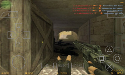 اسکرین شات بازی کانتر استریک PSP 1