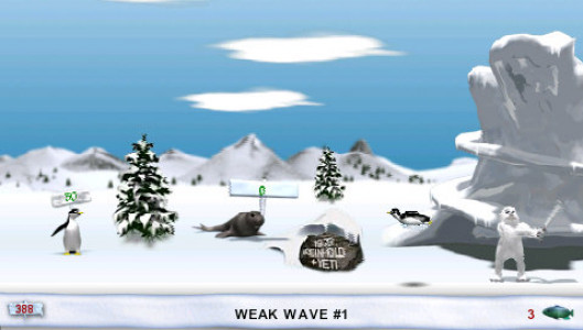 اسکرین شات بازی پرتاب پنگوئن ها 4