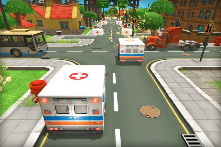 اسکرین شات بازی 911 Emergency Ambulance Hospital Rescue Mission 3D 4