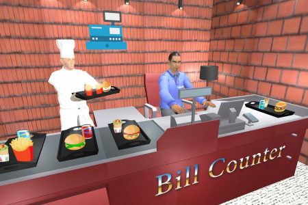 اسکرین شات بازی Kitchen Chef Food Cooking Game 1