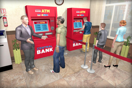 اسکرین شات بازی City Bank Manager Cashier Game 2