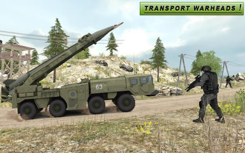 اسکرین شات بازی Missile launcher US army truck 3D simulator 2018 4