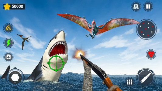 اسکرین شات 4 برنامه Shark Games & Fish Hunting