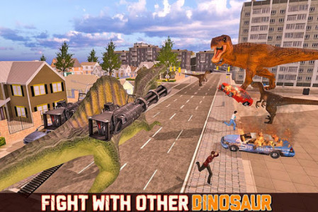 اسکرین شات برنامه Dinosaur Simulator: City Battleground 7