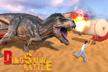 اسکرین شات برنامه Dinosaur Simulator: City Battleground 8