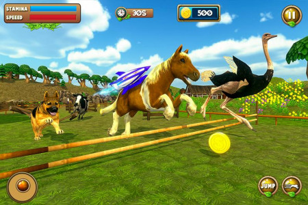 اسکرین شات برنامه Animals Games: Racing & Battle 2