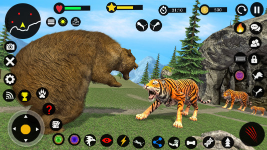 اسکرین شات برنامه Tiger Games: Tiger Sim Offline 5
