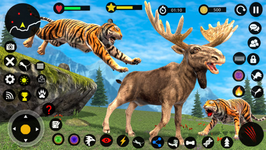 اسکرین شات برنامه Tiger Games: Tiger Sim Offline 2