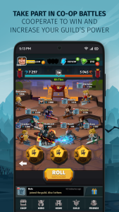 اسکرین شات 2 بازی Slash & Roll: Dice Heroes