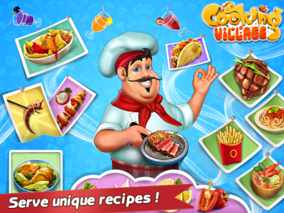 اسکرین شات بازی Cooking Village: Restaurant Games & Cooking Games 6