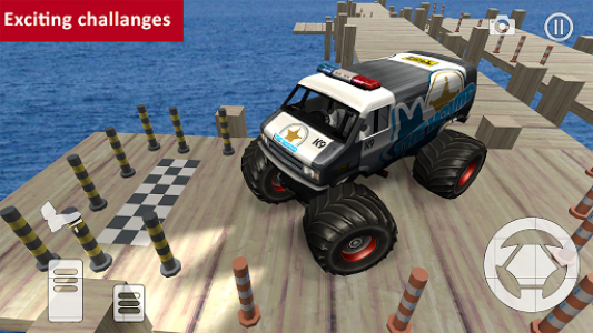 اسکرین شات بازی Offroad Monster Truck Parking Simulator Games 2019 3