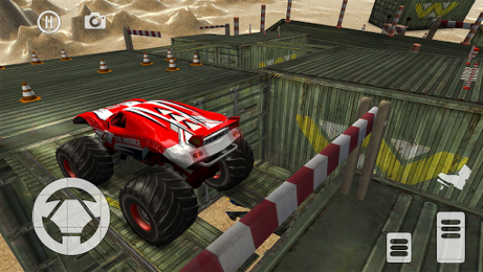اسکرین شات بازی Offroad Monster Truck Parking Simulator Games 2019 6