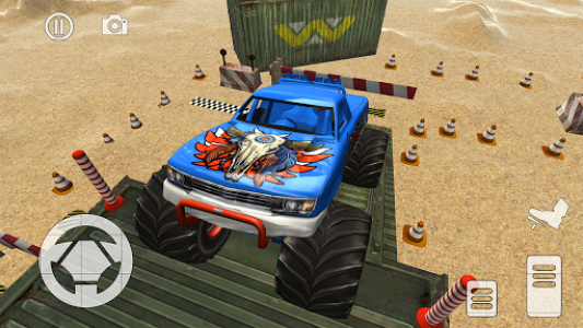 اسکرین شات بازی Offroad Monster Truck Parking Simulator Games 2019 5
